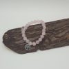 Bracelet quartz rose arbre de vie (BRAqro.08ar)